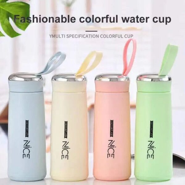 Nice Bottle | 400ml Mini Flask Glass Water Bottle with Vacuum Insulation | Temperature Resistant - Image 3