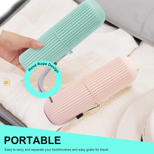 Compact Travel Toothbrush and Toothpaste Holder | Portable Storage Case - Image 5