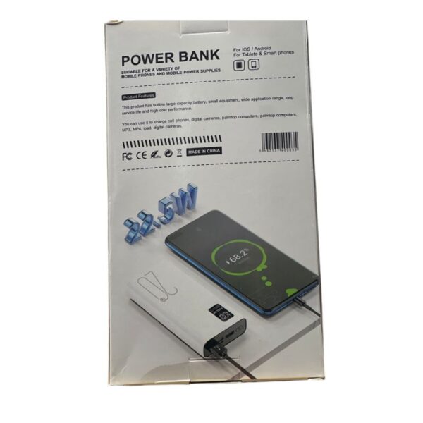 20,000 mAh Fast Charging Power Bank with Dual USB Ports – High-Capacity Portable Charger - Image 5