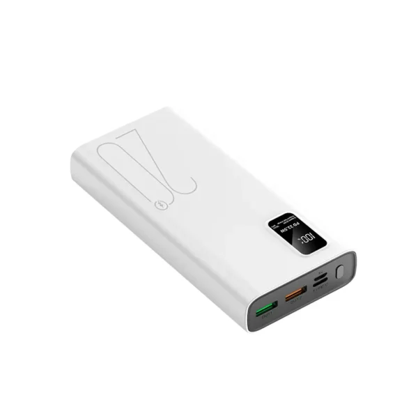 20,000 mAh Fast Charging Power Bank with Dual USB Ports – High-Capacity Portable Charger - Image 2