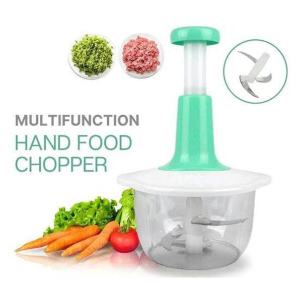 Versatile Manual Hand Push Chopper | Food Chopper & Multifunctional Mixer for Quick Vegetable Processing |1.5 & 2 Liters - Image 3