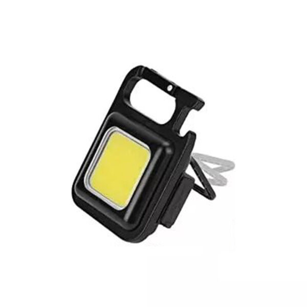 Mini COB LED Keychain Light – Portable, USB Rechargeable, Magnetic Base, 3 Modes, Water & Impact Resistant, with Bottle Opener - Image 7